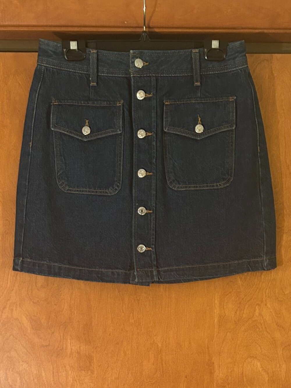 Loft Size 6 Denim Short Skirt